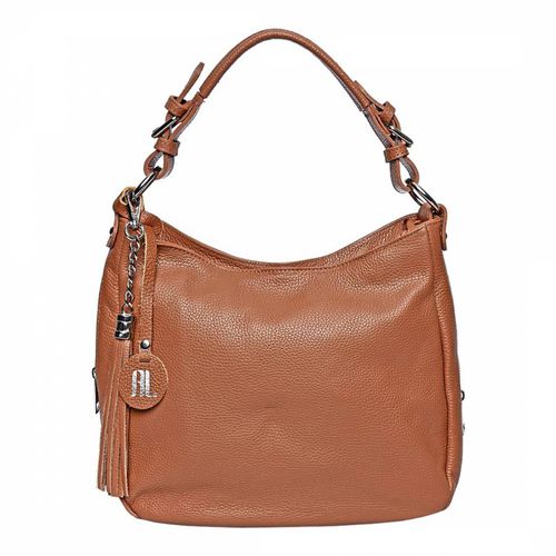 Brown Italian Leather Handbag - Anna Luchini - Modalova