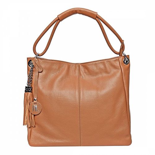 Italian Leather Top Handle Bag - Anna Luchini - Modalova