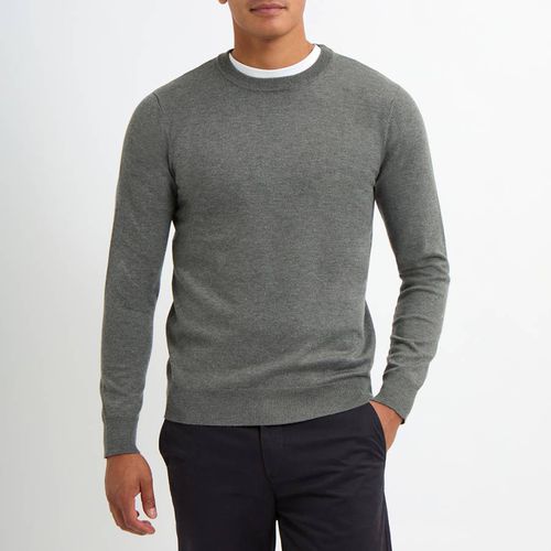 Crew Neck Cashmere Blend Jumper - Gianni Feraud - Modalova