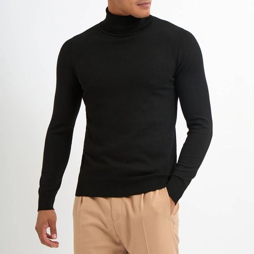 Cashmere Blend Roll Neck Jumper - Gianni Feraud - Modalova