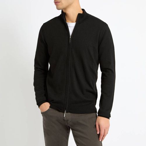 Full Zip Cashmere Blend Jumper - Gianni Feraud - Modalova