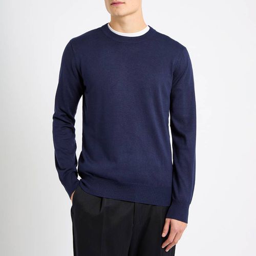 Marine Crew Neck Jumper - Gianni Feraud - Modalova