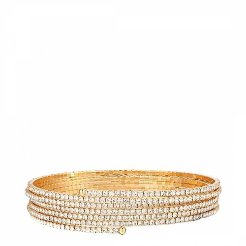 Women's 18K Embellished Wrap Cuff Bracelet - Chloe by Liv Oliver - Modalova