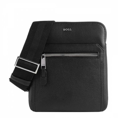 Black Textured Belt Bag - BOSS - Modalova