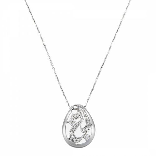 White Gold Diamond Pendant Necklace - Le Diamantaire - Modalova