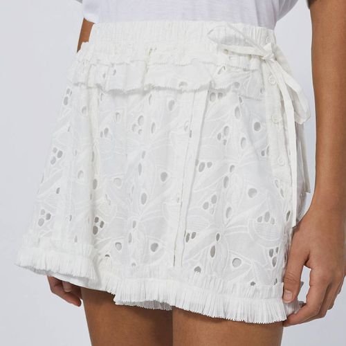 White Embroidered Shorts - IRO - Modalova