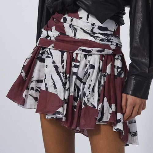 Burgundy Printed Skirt - IRO - Modalova