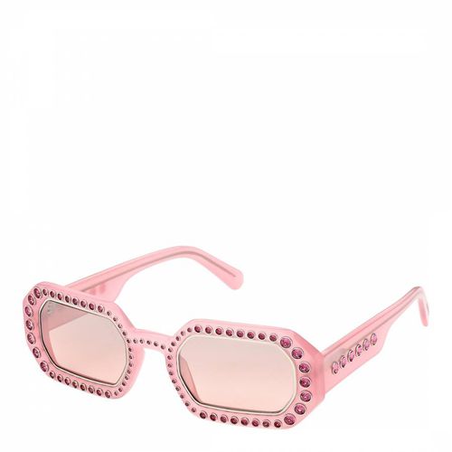 Womens Pink Swarovski Sunglasses - SWAROVSKI - Modalova