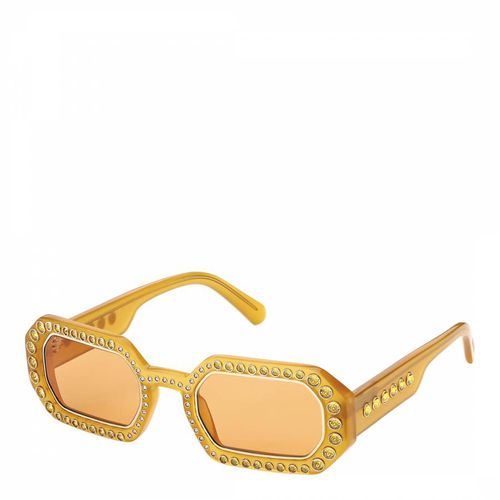Womens Yellow Swarovski Sunglasses - SWAROVSKI - Modalova