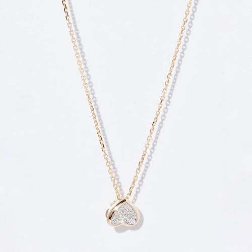 Yellow Little Heart Diamond Necklace - Diamond And Co - Modalova