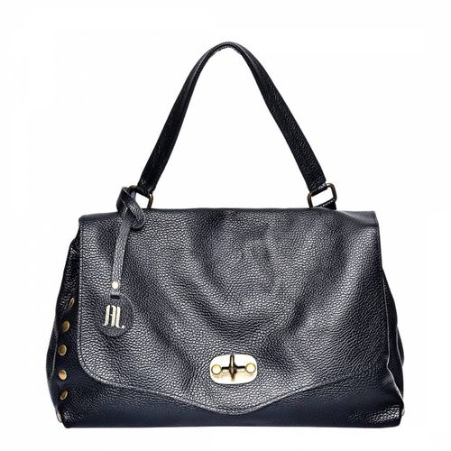Italian Leather Top Handle Bag - Anna Luchini - Modalova