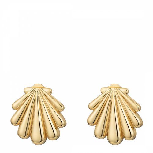 K Plated Moana Coral Earrings - MeMe London - Modalova