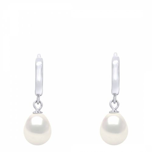 Silver Freshwater Pearls Pear Hanging Earrings 8-9 mm - Ateliers Saint Germain - Modalova