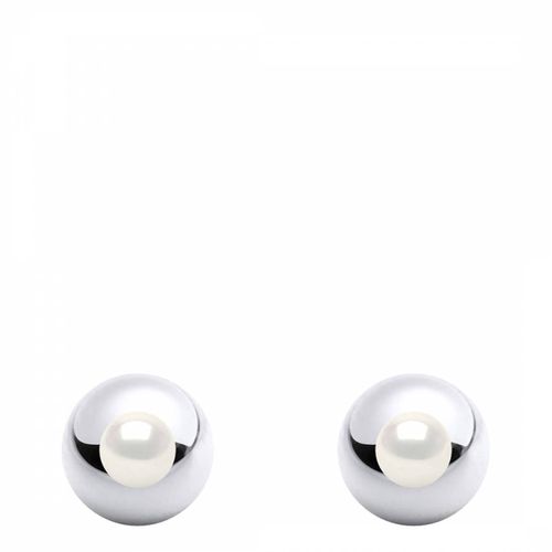 Silver & Freshwater Pearl Earrings 7 mm - Ateliers Saint Germain - Modalova