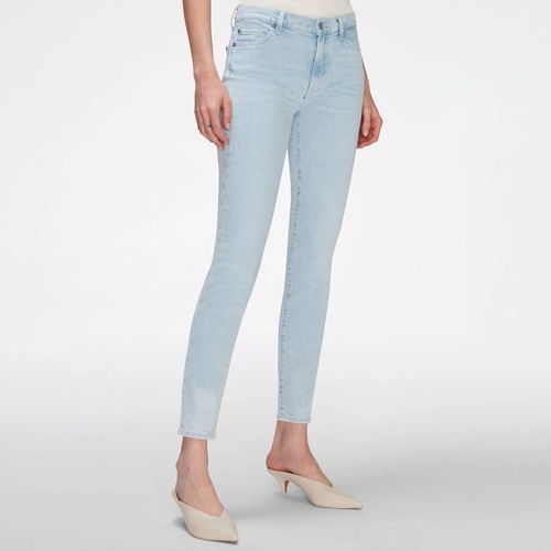 Bleach High Waisted Skinny Stretch Jeans - 7 For All Mankind - Modalova