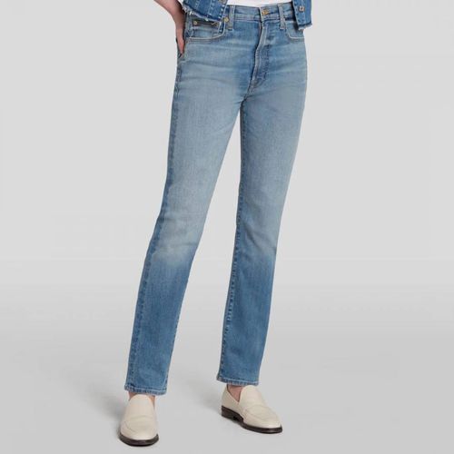 Light Blue Slim Stretch Jeans - 7 For All Mankind - Modalova