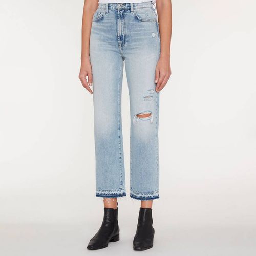 Light Blue Logan Cropped Jeans - 7 For All Mankind - Modalova