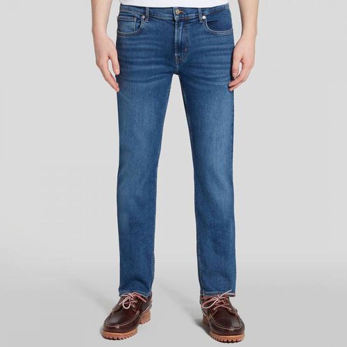 Mid Blue Slimmy Stretch Jeans - 7 For All Mankind - Modalova
