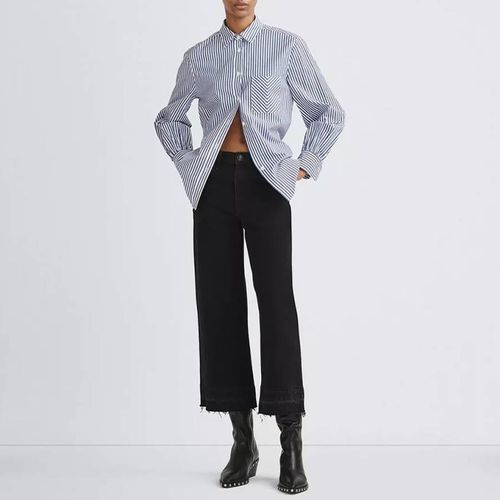 Indigo Flared Crop Jean - Rag & Bone - Modalova