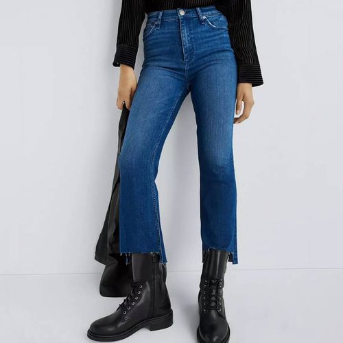 Indigo Flare Crop Jean - Rag & Bone - Modalova