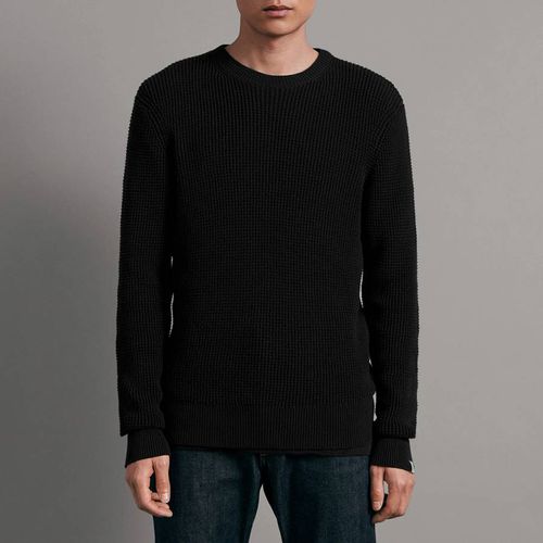 Black Dexter Waffle Crew Jumper - Rag & Bone - Modalova