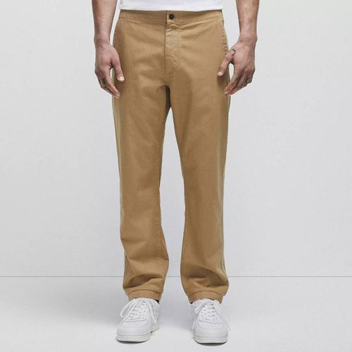 Camel Brighton Cotton Linen Trousers - Rag & Bone - Modalova