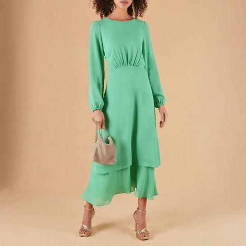 Green Frill Detail Dress - Ro & Zo - Modalova