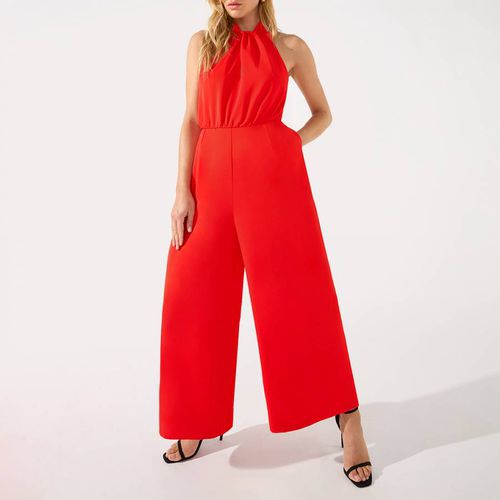 Sophia Twist Neck Culotte Jumpsuit - Ro & Zo - Modalova