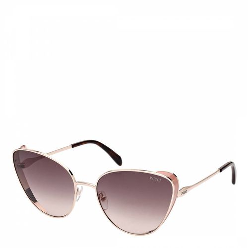 Shiny Rose Gradient Smoke Sunglasses - Pucci - Modalova