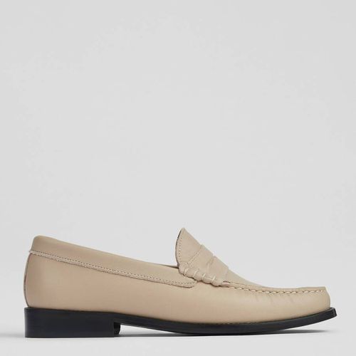 Beige Leather Solo Loafers - L K Bennett - Modalova