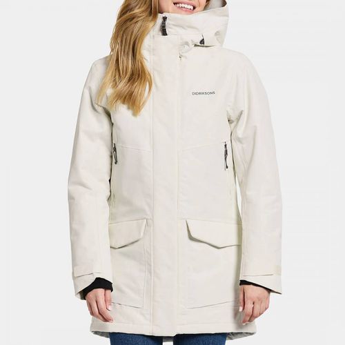 White Frida Waterproof Parka - Didriksons - Modalova