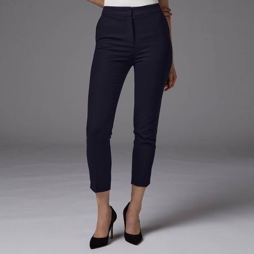 Navy Wiley Cropped Trousers - L K Bennett - Modalova