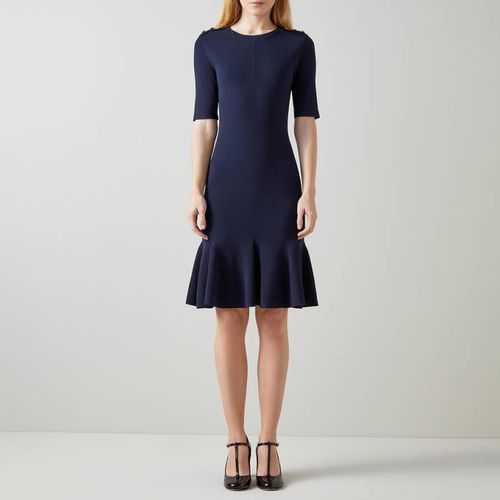 Navy Annmarie Dress - L K Bennett - Modalova