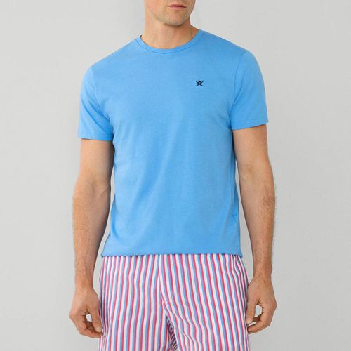 Blue Classic Fit Cotton T-Shirt - Hackett London - Modalova