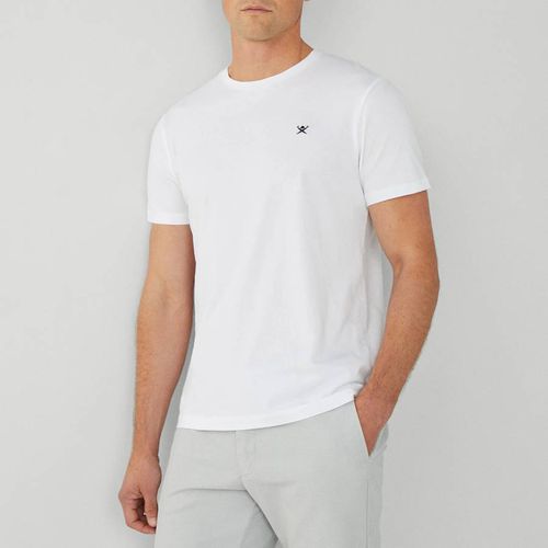 White Classic Fit Cotton T-Shirt - Hackett London - Modalova
