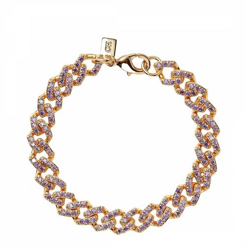 Lavender Mexican Chain Bracelet - Crystal Haze - Modalova