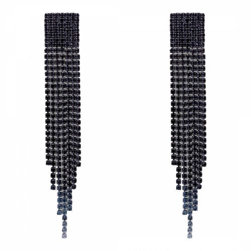 Black Dubai Long Earrings - Crystal Haze - Modalova