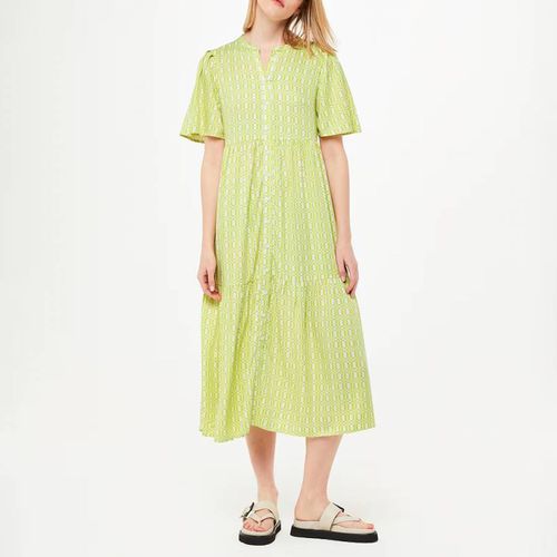 Green Link Check Trapeze Dress - WHISTLES - Modalova