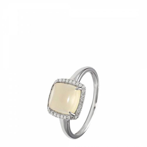 White Gold MaÃ¯lys Ring - Diamantini - Modalova