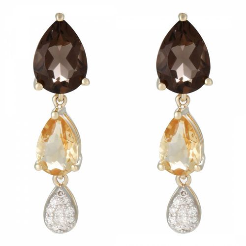Yellow Gold Ghislaine Earrings - Diamantini - Modalova
