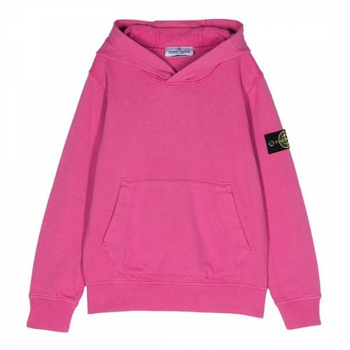 Garment Dyed Cotton Fleece Hoodie - Stone Island - Modalova