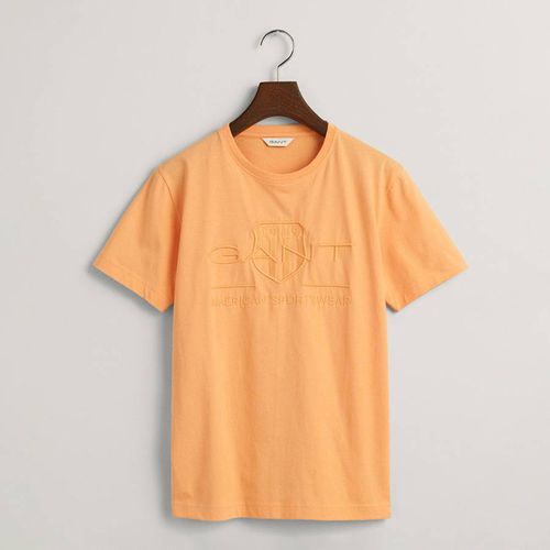 Teen's Orange Tonal Cotton T-Shirt - Gant - Modalova