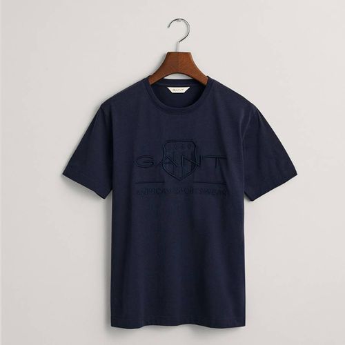 Teen's Navy Tonal Cotton T-Shirt - Gant - Modalova