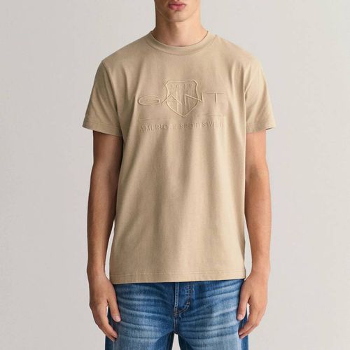 Reg Tonal Shield Cotton T-Shirt - Gant - Modalova