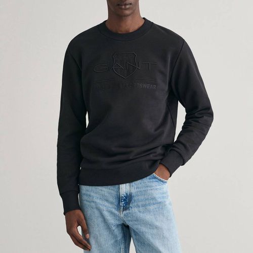 Regular Fit Tonal Shield Cotton Sweatshirt - Gant - Modalova