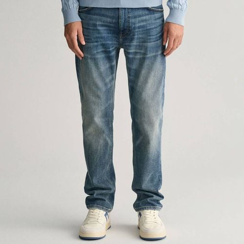 Washed Regular Archive Stretch Jeans - Gant - Modalova