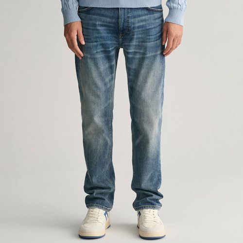 Washed Regular Archive Stretch Jeans - Gant - Modalova