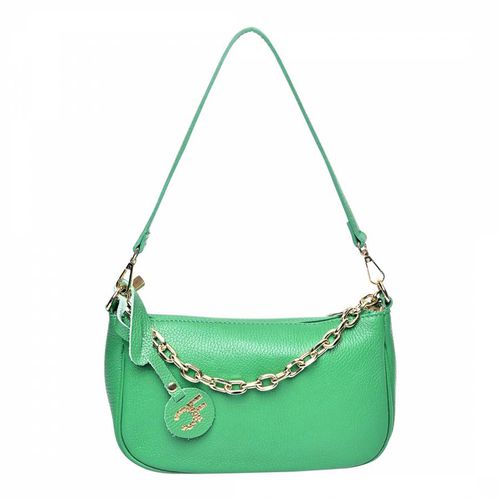 Green Leather Handbag - Carla Ferreri - Modalova