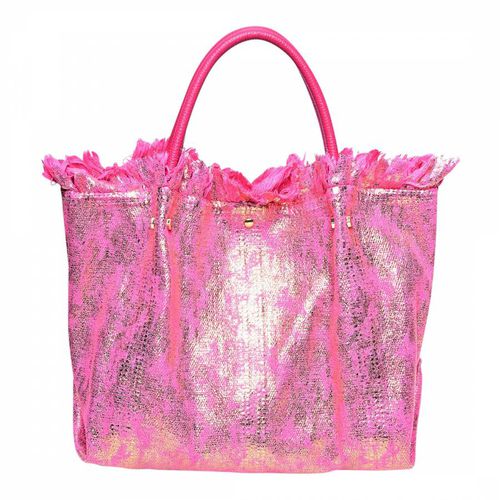 Pink Leather Handbag - Carla Ferreri - Modalova