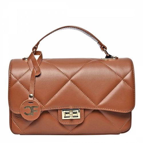 Brown Italian Leather Crossbody bag - Carla Ferreri - Modalova